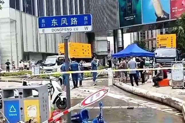 开云在线官方网站-开云(中国)排涝突击队在排涝现场